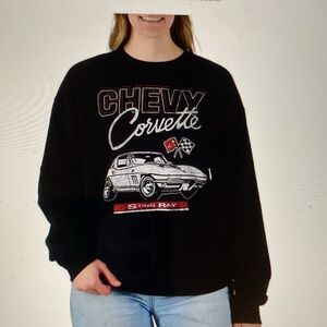 Licensed Women’s Corvette Graphic Sweatshirt NWT - Size M